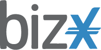 Biz X logo, American financial technology company
