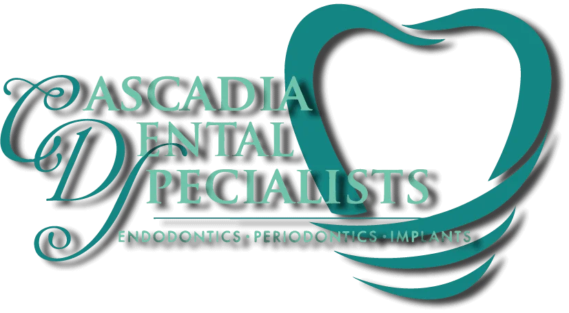 Cascadia Dental Specialists logo with shadow